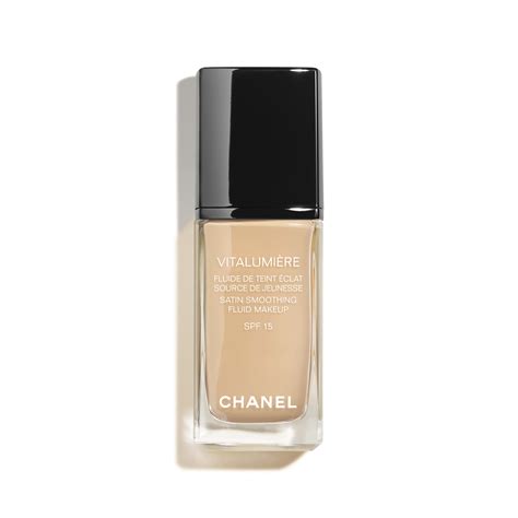 chanel vitalumière satin fluid makeup|Chanel Vitalumiere Satin Fluid Makeup SPF 15 Swatches.